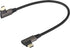 Right Angle USB C to USB C 3.1 Gen 2 Cable (3A) - Fast Charging for Google Pixel 4, Samsung Galaxy Note 10, MacBook