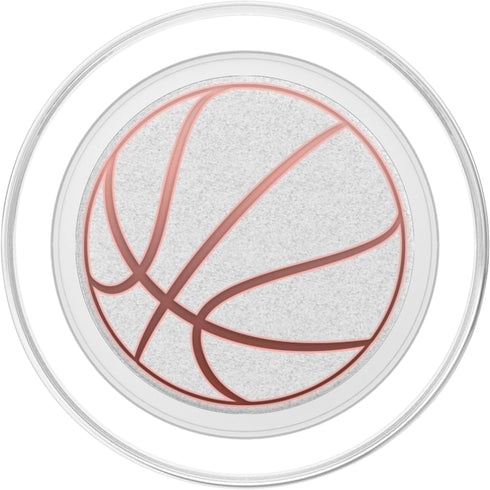 PopSockets MagSafe PopGrip for iPhone: Dark Pink Basketball On a White