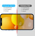 Slanku 3 Pack Privacy Screen Protector for iPhone 12, 12 Pro - Anti-Spy, Full Coverage, Tempered Glass, Case Friendly.