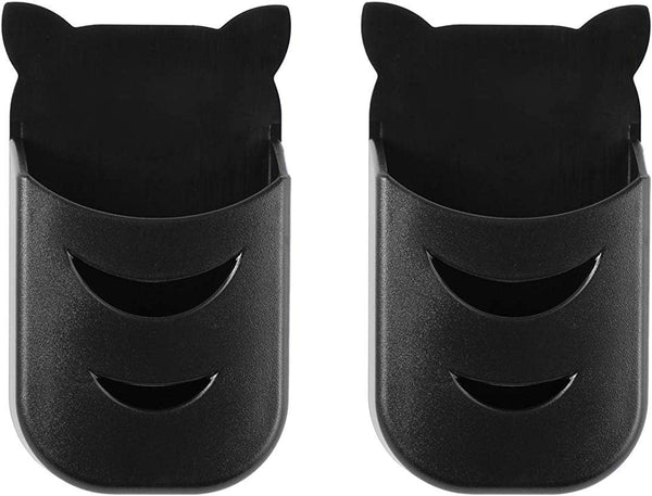 Universal Remote Holders - For TCL, Hitachi, LG, Sharp, Insignia, Hisense, Black (2 Pack)