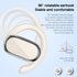 Open Ear Headphones, Wireless Earbuds with 360-Degree Panoramic Sound, 48H Range, IPX7 Waterproof, LED Display for