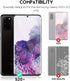 LK 4 Pack 2 Pack Screen Protector + 2 Pack Camera Lens Protector for Samsung Galaxy S20 Plus 6.7-inch, Positioning Tool, In-Display Fingerprint Support, HD Ultra-Thin, Flexible TPU Film