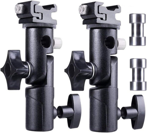 FOTYRIG Camera Speedlite Mount Flash Stand Bracket | Compatible with Nikon Pentax Olympus Nissin Flashes