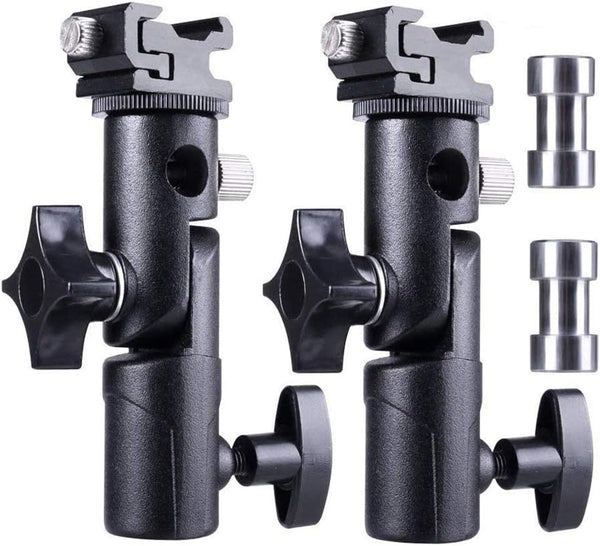 FOTYRIG Camera Speedlite Mount Flash Stand Bracket | Compatible with Nikon Pentax Olympus Nissin Flashes