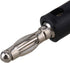 RDEXP 40pcs Nickel Plated 4mm Male Screw Type Banana Plug Multimeter Probe Connectors