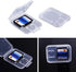 SteelFever (20 Clear Plastic Memory Card Case Compatible with SD SDHC SDXC Micro SD T-Flash Card PCS)