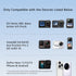 Jkoailiwi Insta360 50M 40H Bluetooth Camera Remote Control for GoPro, DJI, Smartphones, Wireless Shooting Remote w