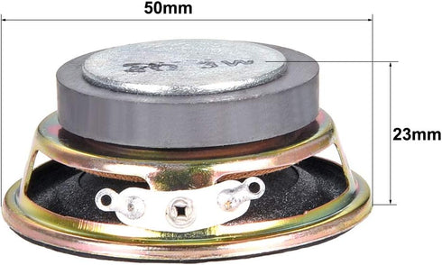 uxcell 3W 4 Ohm DIY Speaker 50mm Round Shape Replacement Loudspeaker 2pcs