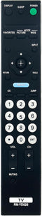 RM-YD025 Remote for Sony TV KDL-46S4100 KDL-40S4100 KDL-52S4100 KDL-22L4000 KDL-40S504 (Compatible)