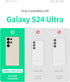 GOOSPERY Magnetic Door Bumper for Galaxy S24 Ultra Case, Card Holder Wallet with Auto Closing Protective Cover