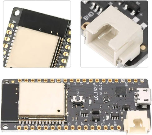 Walfront ESP-32 ESP-WROOM-32 Development Board, WiFi & Bluetooth Card Module, 4MB Flash WEMOS Lolin32 V1.0.0