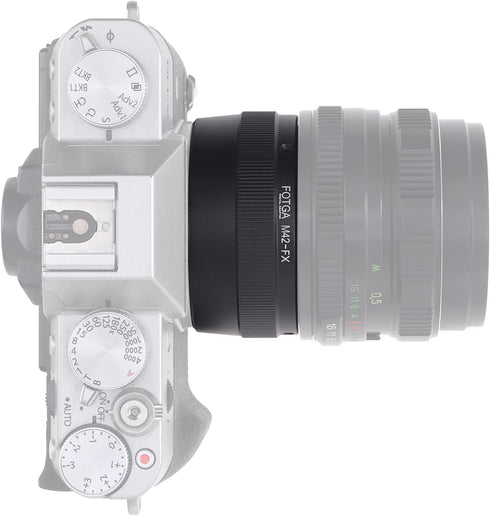 FocusFoto M42-FX M42 42mm X-H2,X-H2S,X-T5,X-T4,X-T3,X-E4,X-T200,X-T100,X-T30 II,X-T20,X-Pro3,X-Pro2,X-S10 Adapter