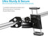 elitehood 360° Swivel Tilt Mic Stand Phone Holder, Adjustable Mount for Music Boom Mic, Compatible with All Smartphones
