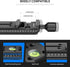 Neewer 200mm Professional Metal Quick Release Clamp Rail Nodal Slide for Camera