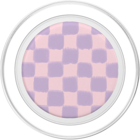 PopSockets Phone Grip Pink & Purple Checker PopGrip for MagSafe