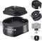 JF-Q2S Arca Type Camera Quick Release Plate Kit with Arca Swiss Peak Design Capture V3 Camera Clip, 1/4" 3/8" Thread