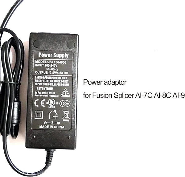 Power Charger and Adapter Replacement for SM&MM Fiber Splicer, US-Plug Power Cord