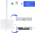 RRSITIAU 4 1 17/16/15 M4/M3/M2 SD Card Reader, in USB C to SD/TF/CF/MS Card Reader with USB to USB C Adapter Memroy