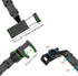 JacobsParts Rearview Mirror Phone Holder, Rotatable and Retractable Mount for iPhone and Samsung, Universally Compatible
