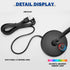 Futurtecer PS5, (1.5m RGB USB Condenser Microphone, Plug & Play Desktop PC Mic with Mute Button, Flexible Gooseneck