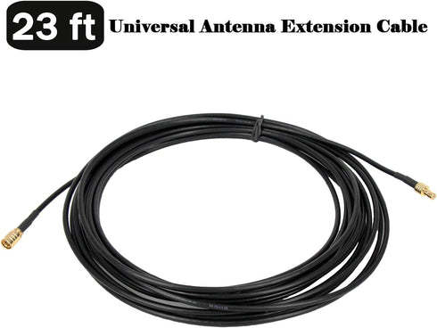 23' Anina XM Antenna Extension Cable for Sirius Home Vehicle Satellite Radio Stereo Receivers Tune Straight SMB Male