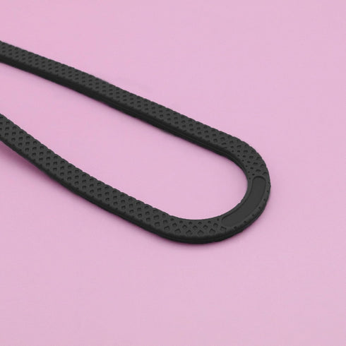 2PCS Silicone Anti-Loss Straps, Soft Neck Rope Cord Sport Lanyard 40cm Length for Samsung Galaxy Buds 2 (Black & Green)