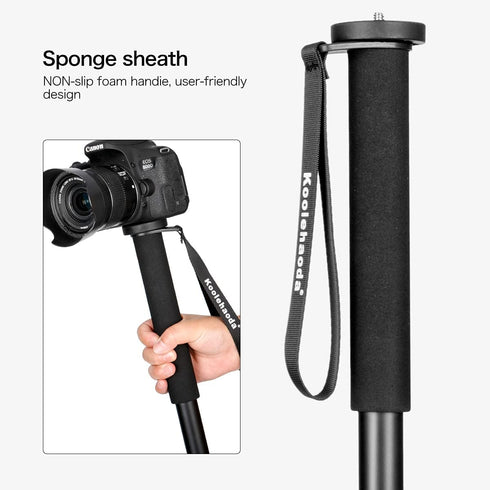 Koolehaoda 64-inch Aluminium Camera Monopod Unipod