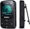 RUIZU 64GB Clip MP3 Player with Bluetooth 5.3, Portable Music Player with Voice Recorder, FM Radio, Black
