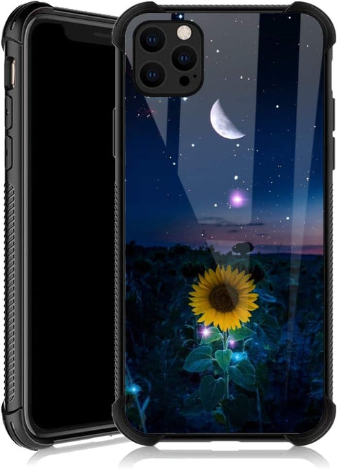 Compatible with iPhone 12 Pro Case, Non-Slip Soft TPU Bumper, Shockproof Protective Case for Women