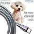 USB-C to USB C Fast Charger Cable 60W 3ft 2-Pack, Metal Braided Wire, Nickel Plated Type C Connectors, Tangle Free USBC Charging Cords, Pets Chewing Proof, Metal Cord Protector