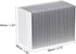 uxcell Electronics Cooler Heatsink for LED and Power, Silver 50 x 69 x 36 mm