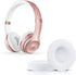 Replacement Ear Pads for Beats Solo 2 & 3 Wireless Headphones, Cushions with Memory Foam, Softer Leather, White