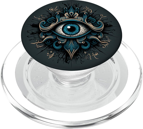 PopSockets MagSafe Evil Eye Yellow Indigo Blue Teal PopGrip for iPhone
