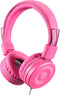 Shop noot Kids Headphones K22: Foldable Stereo, Tangle-Free 5ft Cord, 3.5mm Jack, On-Ear for iPad, Kindle, Travel,