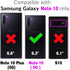 Asuwish Phone Case for Samsung Galaxy Note 10 5G Wallet Cover with Tempered Glass Screen Protector Wrist Strap Mandala Flower Flip Zipper Card Holder Cell Note10 Notes 10s Ten Not S10 Women Purple