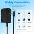 ENGFYADSY 6V 1A 100-240V 6 1Amp 6V 8 DC Power Supply Adapter AC to DC Volt Charger for Monitor Trash Can Doorbell Alarm
