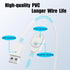 JYJZPB Magnetic Charging Cable for Arlo Ultra 1/2, Pro 3/4/5S, Indoor/Outdoor Use, 2 Pack, White 16FT