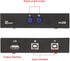 ASHATA USB 2.0 Peripheral Sharing Switch, 2/4 Port Manual Sharing Switch for PC Printer Scanner, Compatible with