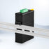 Din Rail Mount Clip 35mm Width, Universal Din-Rail Mounting Brackets Clamp for Switches and Injectors 2-Pack