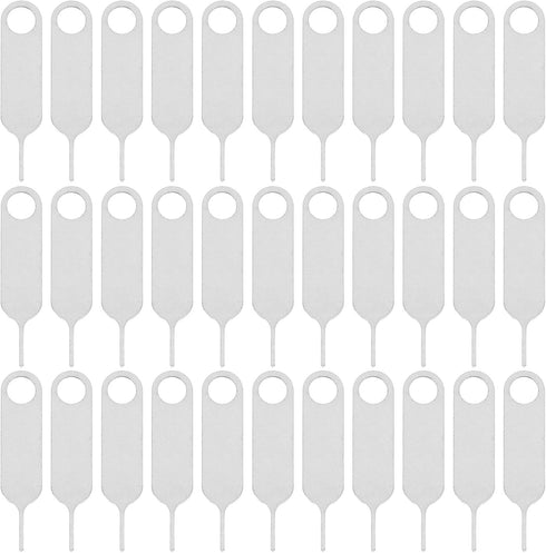 INOOMP 500pcs Stainless Steel Sim Card Ejector Pins Bulk Pack for Mobile