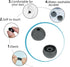 Silicone Replacement Earbud Tips Compatible with Powerbeats Pro, 4 Pairs Dark Gray Rubber Tips for Headphones