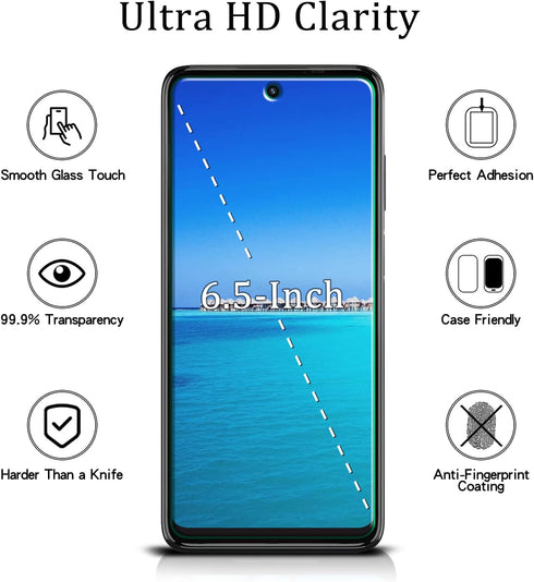 MAYtobe Tempered Glass Screen Protector for Motorola Moto G 5G (2022) - 2 Pack, Bubble Free, Case Friendly, Easy Install