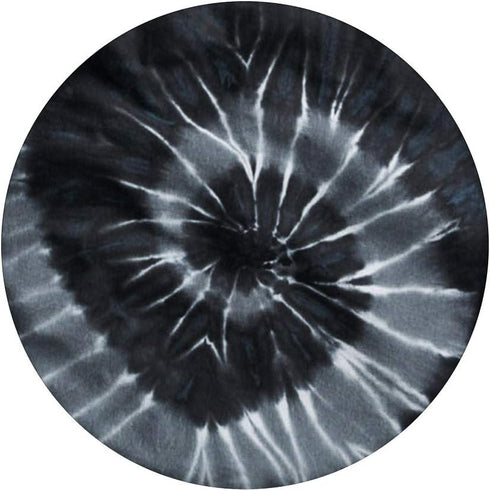 PopSockets Black and White Tie Dye Swirl Monochrome Hippie Spiral Gift PopGrip: Swappable for Phones & Tablets