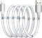AICase 6.6 FT Magnetic Charging Cable for iPhone 14/13/12/11/XS/8/7/6s/SE/Pad/Pod - Super Organized Nano Data Cable.