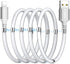 AICase 6.6 FT Magnetic Charging Cable for iPhone 14/13/12/11/XS/8/7/6s/SE/Pad/Pod - Super Organized Nano Data Cable.
