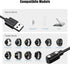 Smartwatch Charger Cable, Magnetic Universal USB Charging Cable for 2.84mm 2-Pin Devices