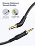 Mr Rex Nylon Braided 2.5mm to 3.5mm Audio Aux Cable for Bose 700 QuietComfort, JBL E45BT E55BT Headsets
