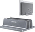 OMOTON Updated Dock Version Vertical Laptop Stand, Adjustable Desktop Holder for MacBook/Surface/Samsung/HP/Dell/Chrome