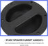 Handgrip 8Pcs Universal Loudspeaker Handle, Speaker Cabinet Box Handle Accessories