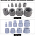 Yoidesu DSLR Digital Camera Camcorder Lens Tool - 9pcs Lens Remover Ring & Rubber Repair Removal Kit for 8-83mm